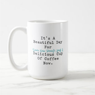 Caneca De Café Dia Lindo para Provas & Café Diversão Matemática