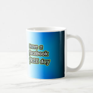 Caneca De Café Dia Livre do Facebook