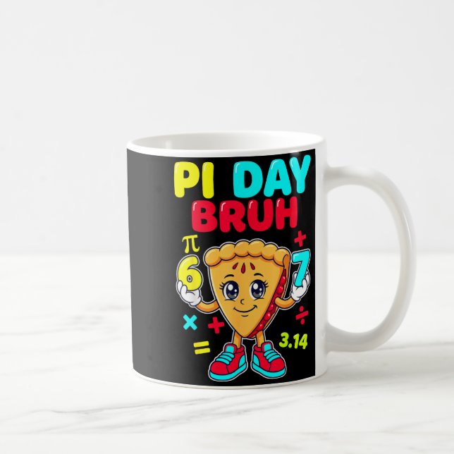 Caneca De Café Dia mano lindo torta 6 7 engraçado 314 matemática  (Direita)