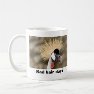 Caneca De Café Dia mau do cabelo?