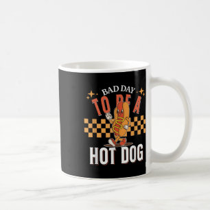 Caneca De Café Dia Mau Para Ser Um Cachorro Quente, Memória Comid