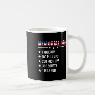 Caneca De Café Dia Memorial 2021 Mulheres com Bandeiras Americana