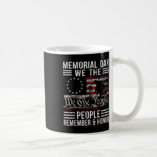 Caneca De Café Dia Memorial Honra E Lembre-Se Do Dia Dos Veterano