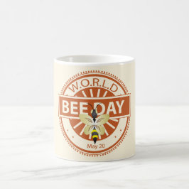 Caneca De Café Dia Mundial da Abelha