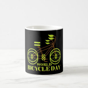 Caneca De Café Dia Mundial da Bicicleta