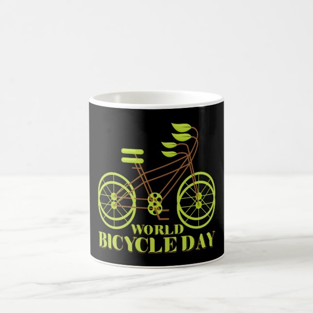 Caneca De Café Dia Mundial da Bicicleta (Centro)