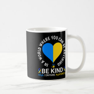 Caneca De Café Dia Mundial da Síndrome de Down Seja Gentil Consci