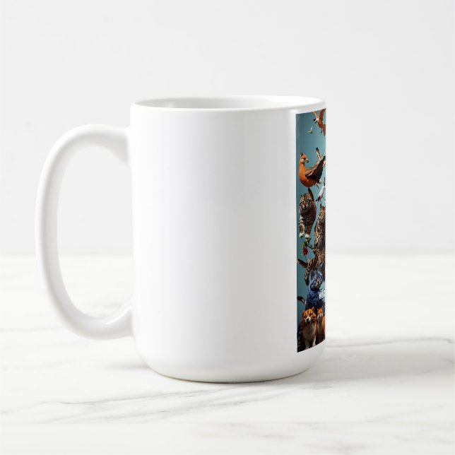 Caneca De Café Dia Mundial dos Animais (Esquerda)
