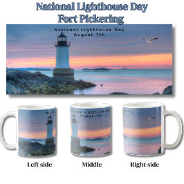 Caneca De Café Dia Nacional das Luzes Cena do Forte Pickering