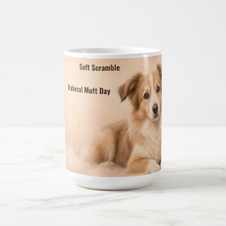 Caneca De Café Dia Nacional do Cão Sem Raça Definida Soft Scrambl