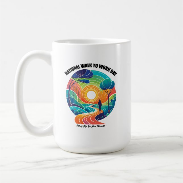 Caneca De Café Dia Nacional do Trabalho (Esquerda)