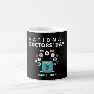 Caneca De Café Dia Nacional dos Médicos