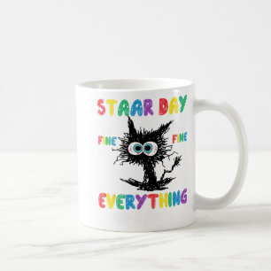 Caneca De Café Dia Negro Professor de Gato Estudante Crianças Fic