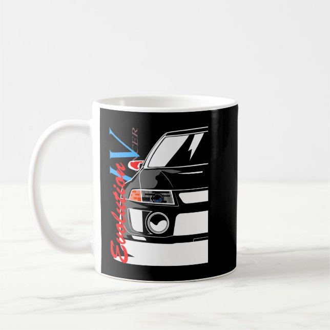 Caneca De Café Dia Oferece Lancer Evolution Iv (Esquerda)