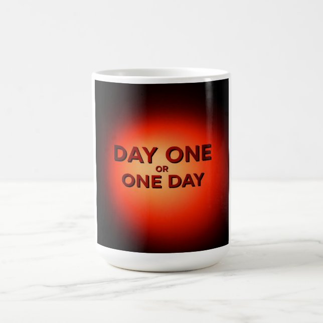 Caneca De Café Dia Um ou Um Dia (Centro)