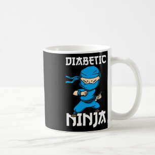 Caneca De Café Diabetes Combatendo Ninja T1d Consciência Diabétic
