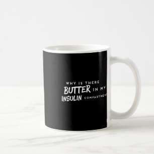 Caneca De Café Diabetes Diabéticos T1d Sensibilização Insulina
