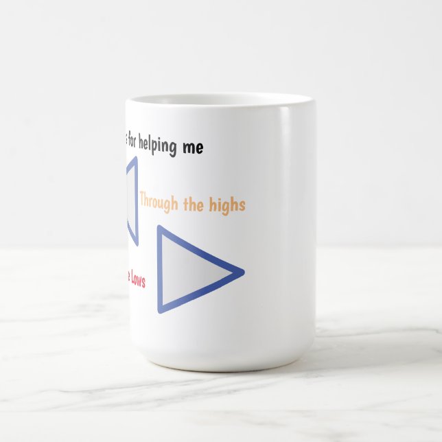Caneca De Café Diabetes t1 graças a você Professor Mug (Centro)
