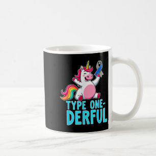 Caneca De Café Diabetes Tipo 1 Bonito Sensibilização T1d Tipo Um