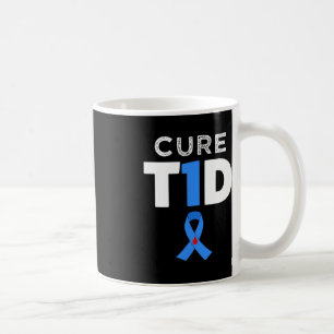 Caneca De Café Diabetes Tipo 1 - Esperança de reconhecimento do T