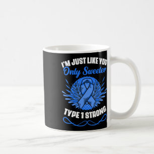 Caneca De Café Diabetes Tipo 1 Guerreiro Diabetes Awarenes
