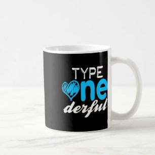 Caneca De Café Diabéticos Tipo Um-derful Conscientização sobre Di