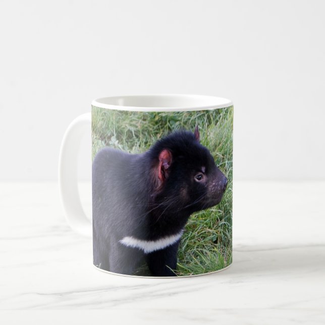 Caneca De Café Diabo da Tasmânia, Tasmânia, Austrália (Frente Esquerda)