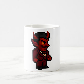 Caneca De Café Diabo de 8 bits