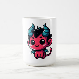 Caneca De Café Diabo Vermelho Jogador - Cartoon, Personagem, Verm