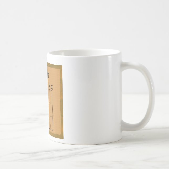 Caneca De Café Diagrama do conselho da fricção de Djent (Direita)