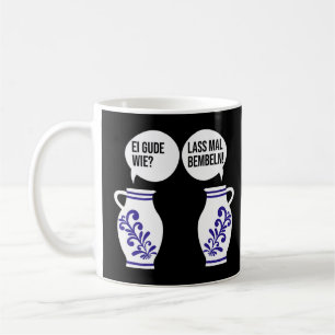 Caneca De Café Dialect Hessen Apple Bembel Cider Jug Egg Gourd W