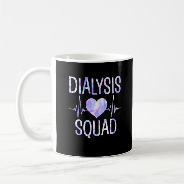 Caneca De Café Diálise - Nefrologia Engraçada Hemodiálise (Esquerda)
