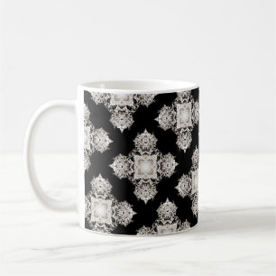 Caneca De Café Diamante brilha em cinzas de sombra