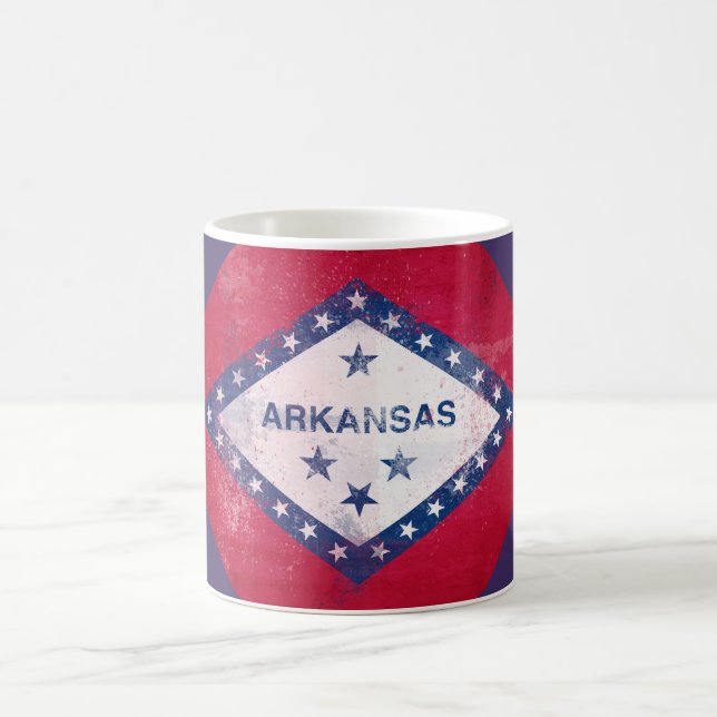 Caneca De Café Diamante de Sinalizador de Arkansas Distante (Centro)