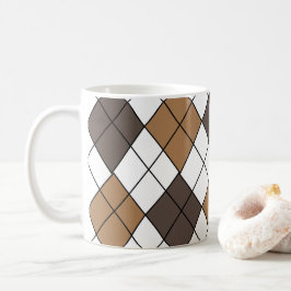 Caneca De Café Diamante Marrom Argyle