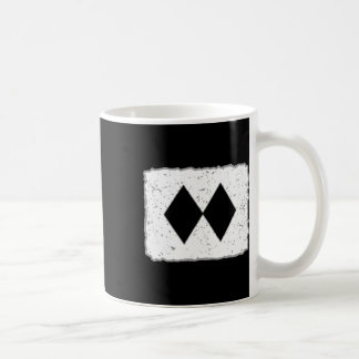 Caneca De Café Diamantes Pretos Duplos Divertidos Esqui Snowboard