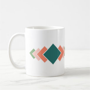 Caneca De Café Diamantes repetitivos