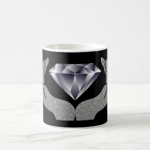 Caneca De Café Diamond Hands Coffee Mug