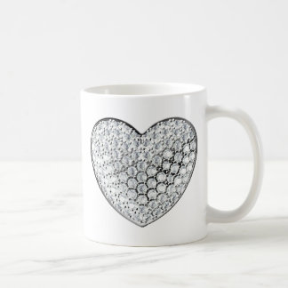 Caneca De Café Diamond Heart