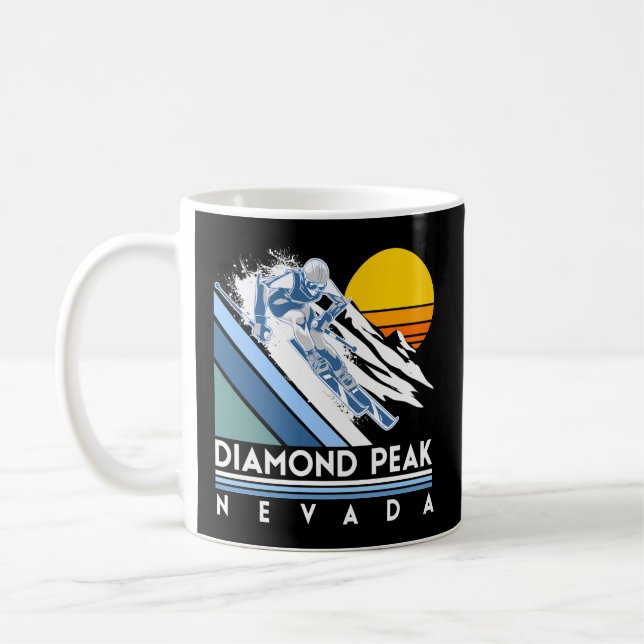 Caneca De Café Diamond Peak Nevada Ski (Esquerda)