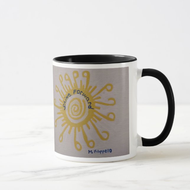 Caneca de café dianteira do brilho (Direita)