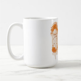 Caneca De Café Diário de capa dura Salmo 23:4 Fé Acima do Medo