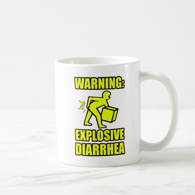 Caneca De Café Diarreia explosiva (Direita)