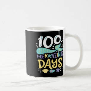 Caneca De Café Dias De Escola 100 Dias Mermai Da Escola Mermai
