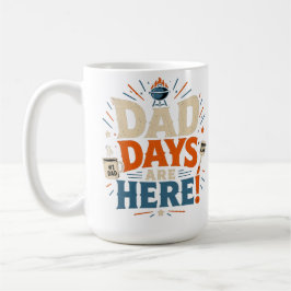 CANECA DE CAFÉ DIAS DE PAI ESTÃO AQUI