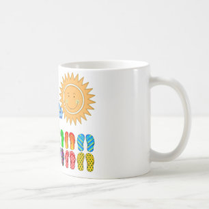 Caneca De Café Dias de verão preguiçosos