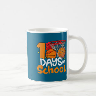 Caneca De Café Dias Estudantes Escola Basquete 100 Jogador Profes