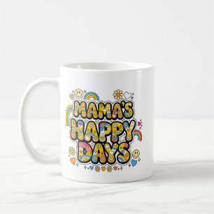 Caneca De Café Dias Felizes da Mamãe PNG - Rosto Sorridente Groov