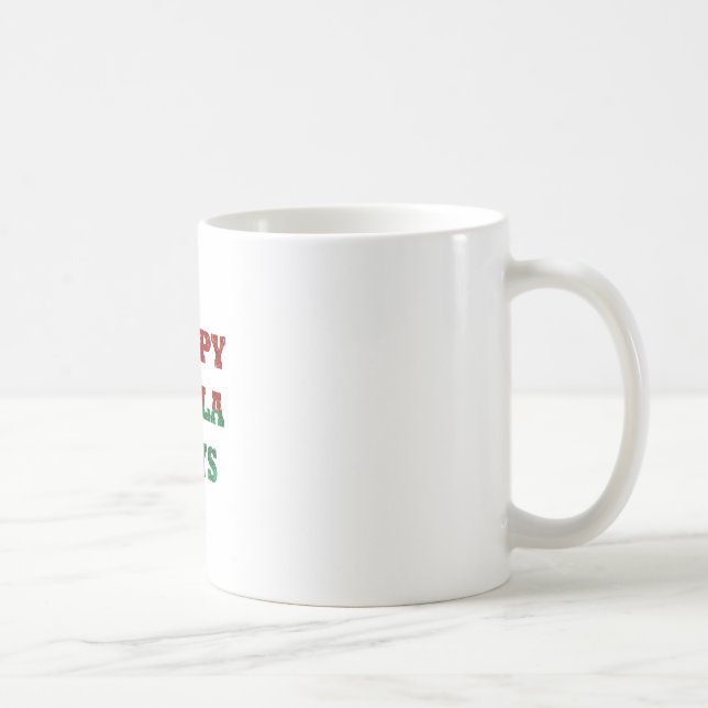 Caneca De Café dias feriados felizes (Direita)