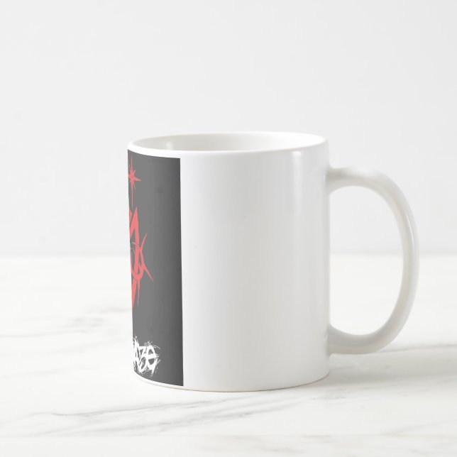 Caneca De Café Dias Mortos Coração Tribal (Direita)